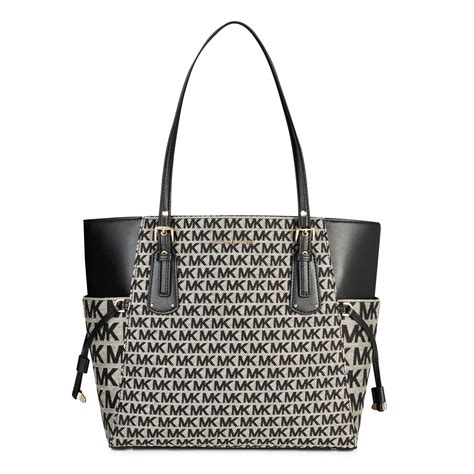 michael kors voyager 30f8gv6t8b|Voyager Medium Logo Tote Bag .